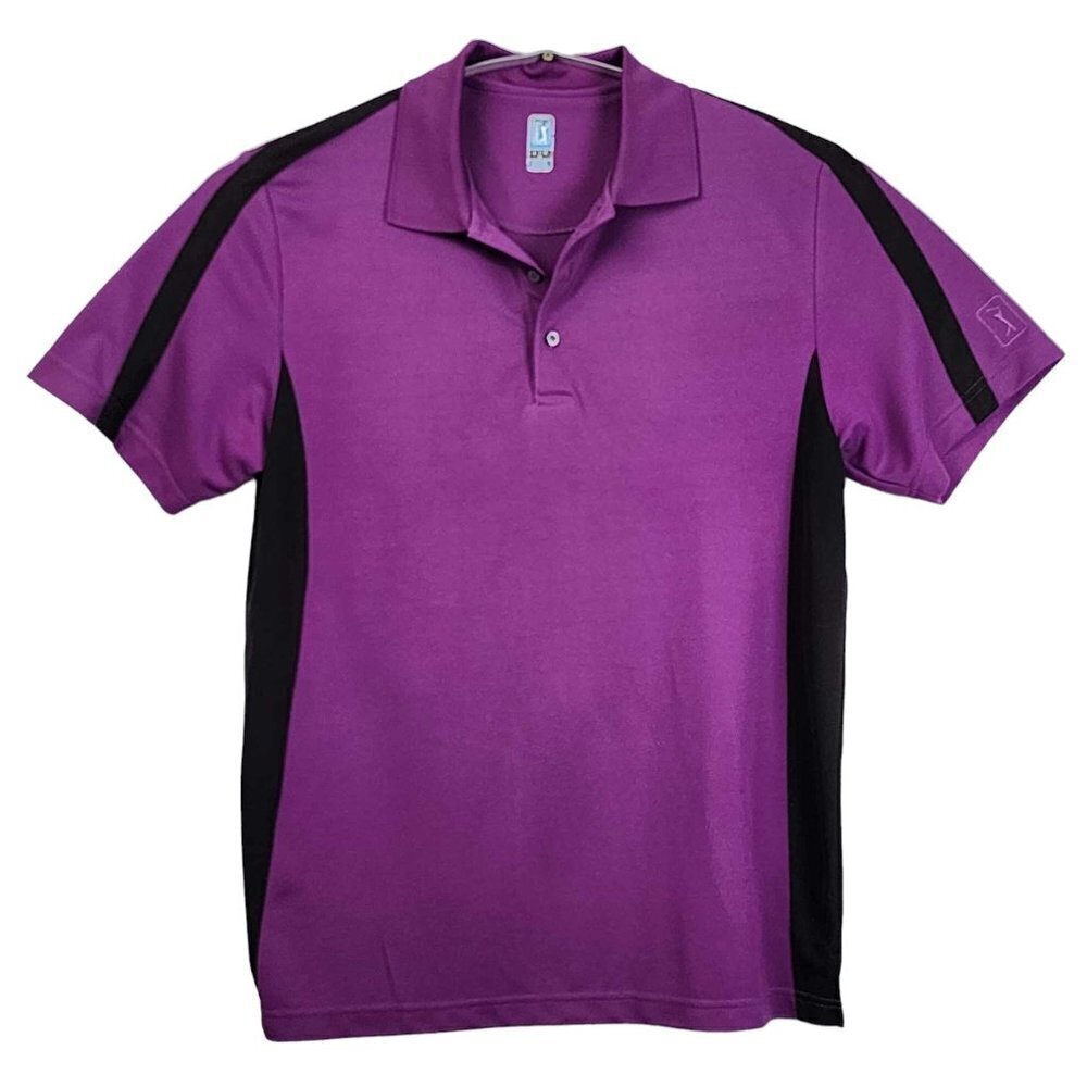 PGA Tour large short‎ sleeved purple polo